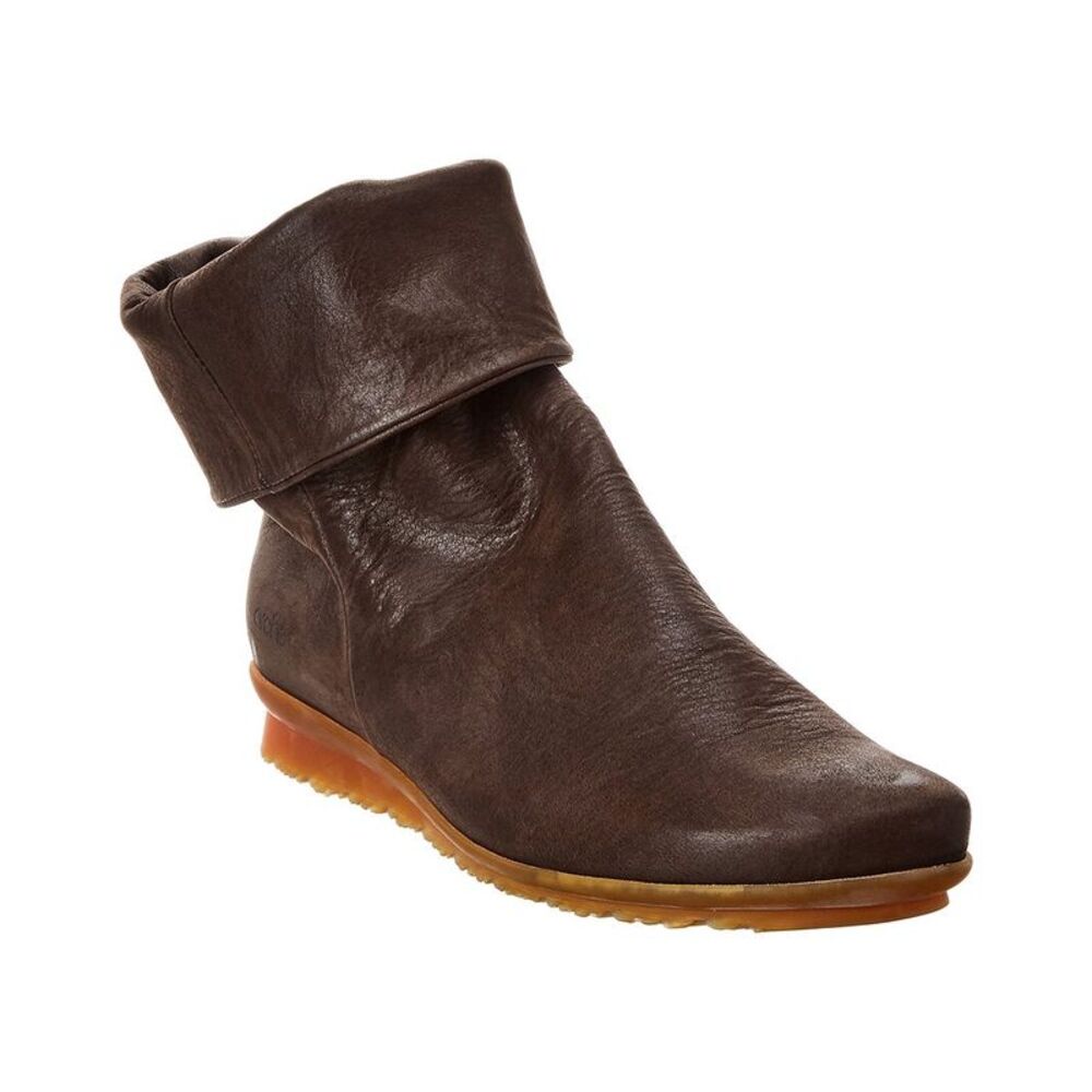 Arche Bararc Leather Bootie, Brown